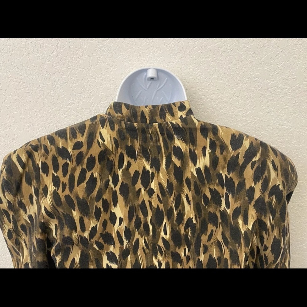 kardashian kollection Leopard Cheetah Print Blazer Jacket Women’s S Line…​​ - Picture 5 of 12